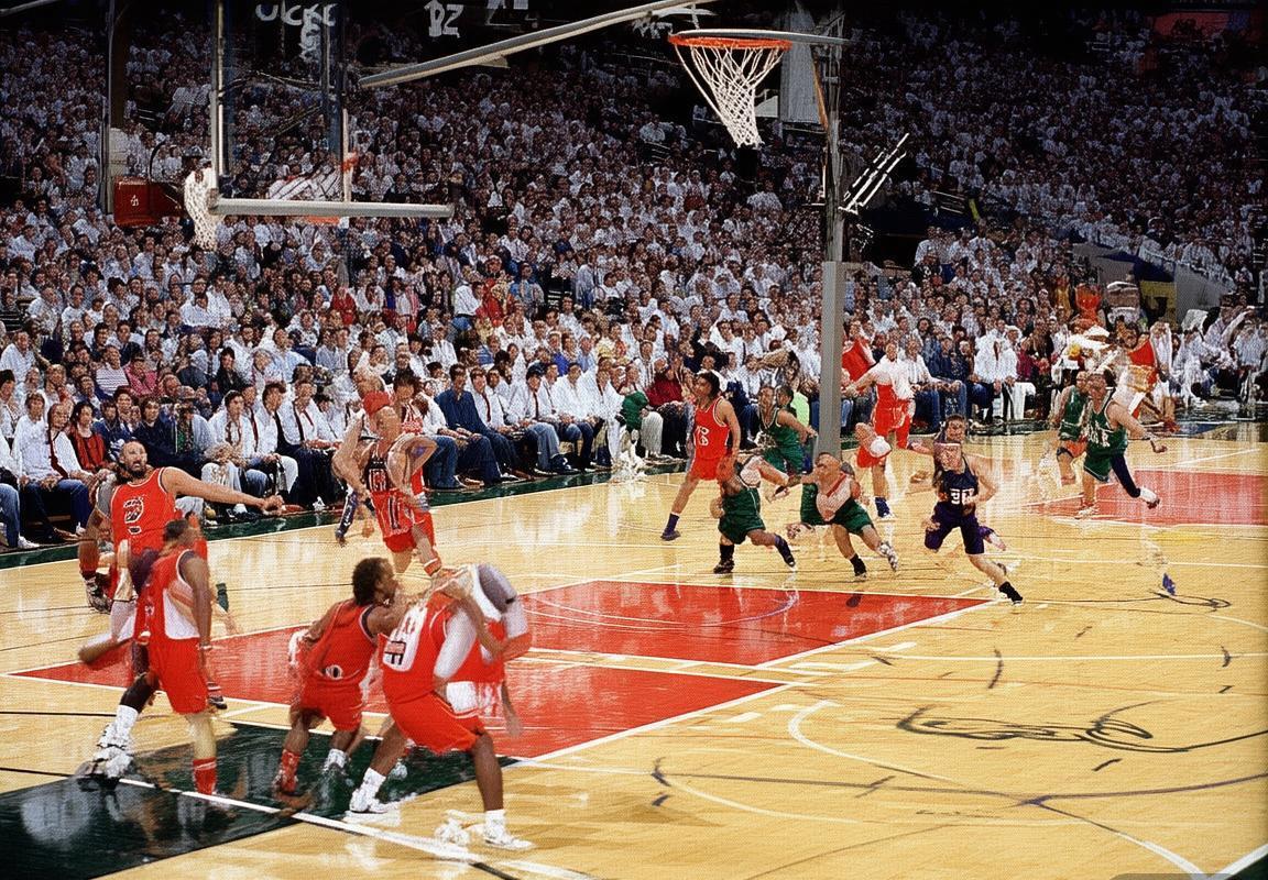 1995年NBA季后赛：火箭与爵士传奇对决的历史印记